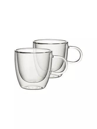 VILLEROY & BOCH | Tassen 2er Set ARTESANO - Hot Beverages S  0,11l | transparent