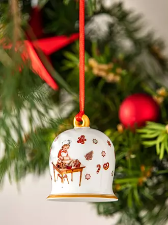 VILLEROY & BOCH | Weihnachtsglocke 2023 6cm Annual Christmas Edition | bunt
