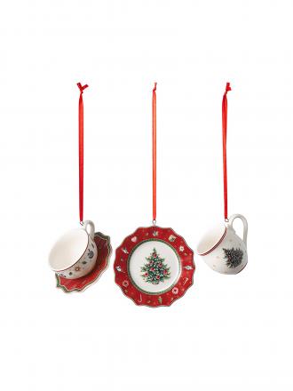 VILLEROY & BOCH | Weihnachtsschmuck Toys Delight - Ornamente Geschirrset 3tlg | bunt