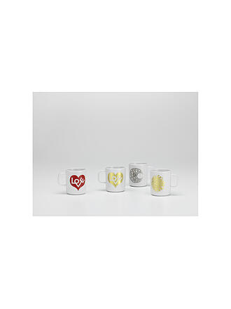 VITRA | Henkelbecher - Tasse Coffee Mug  Moon Silber | gold