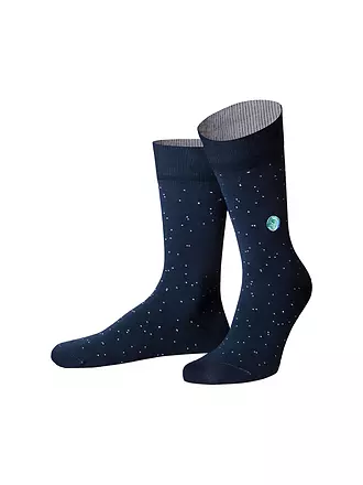 VON JUNGFELD | Socken CAT mittelblau | blau