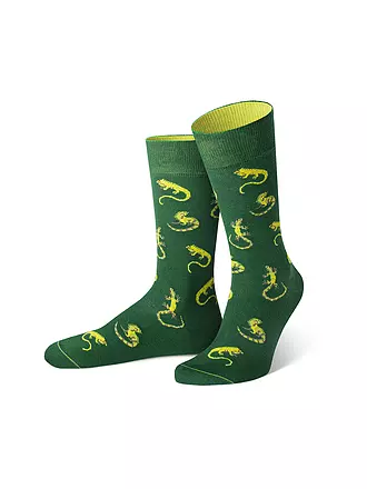 VON JUNGFELD | Socken ENTE mblau | dunkelgrün