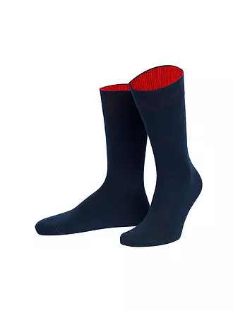 VON JUNGFELD | Socken Navarra / rot | blau