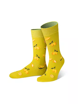 VON JUNGFELD | Socken SPRITZ rotorange | gelb