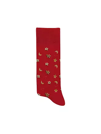 VON JUNGFELD | Socken Sea Life | rot