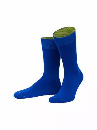 VON JUNGFELD | Socken Yukon / olive | blau
