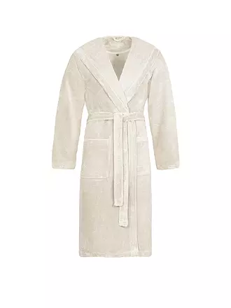 VOSSEN | Bademantel - Saunamantel LYNN Ivory | orange