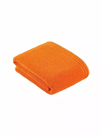 VOSSEN | Badetuch Calypso Feeling 100x150cm Schwarz | orange