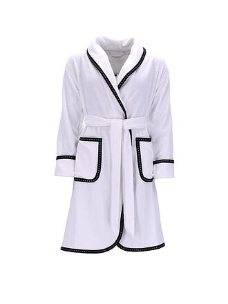 VOSSEN | Damen Bademantel LIMBO weiss | beere