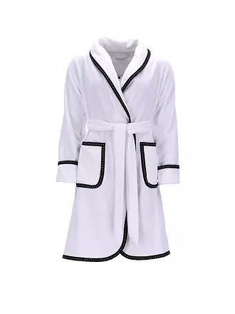VOSSEN | Damen Bademantel LIMBO weiss | beere
