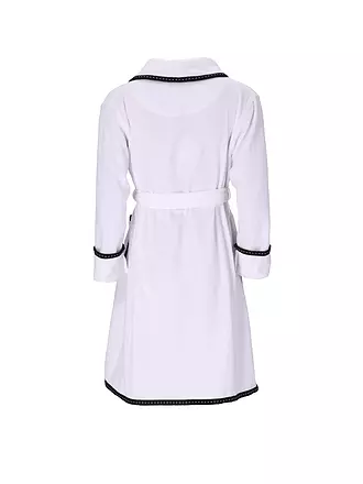 VOSSEN | Damen Bademantel LIMBO weiss | beere