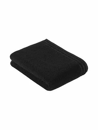 VOSSEN | Duschtuch Calypso Feeling 67x140cm Schwarz | orange