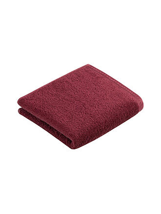 VOSSEN | Duschtuch Winterberry 67x140cm Hibiscus | dunkelrot