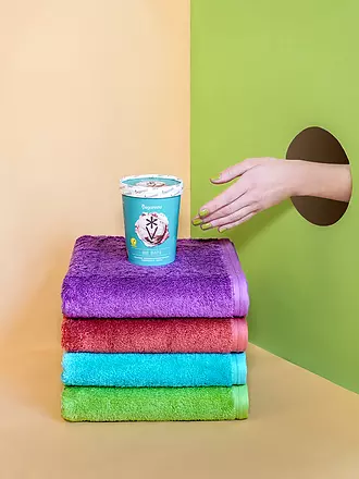 VOSSEN | Hamamtuch 80x180cm VEGANISTA Nougat Me Good | grün