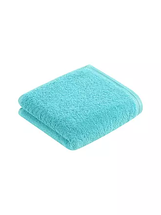 VOSSEN | Handtuch 50x100cm VEGANISTA Nougat Me Good | türkis