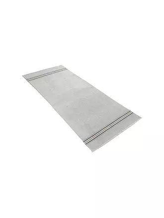 VOSSEN | Saunatuch Akira Vegan 80x200cm Graphit | silber