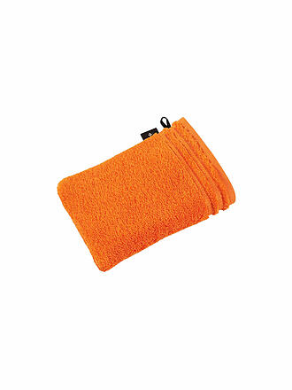 VOSSEN | Waschhandschuh Calypso Feeling 22x16cm (Weiss) | orange
