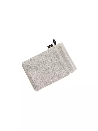 VOSSEN | Waschhandschuh PURE 16x22cm Lavastone | silber