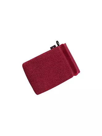 VOSSEN | Waschhandschuh PURE 16x22cm Red Rock | grün