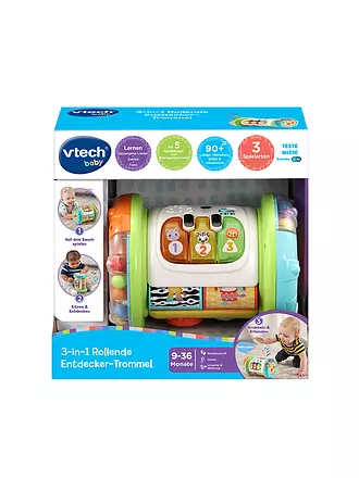 VTECH | 3-in-1 Rollende Entdecker-Trommel | keine Farbe