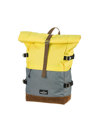 WALKER | Rucksack Roll Up Two Concept Butter and Grey | gelb