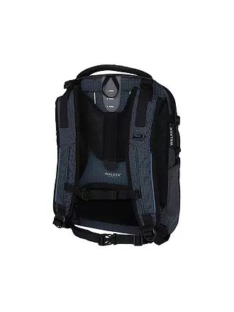 WALKER | Schulrucksack Campus Evo 2.0 Grid Navy | hellgrün