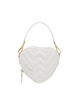 WEAT | Ledertasche - Umhängetasche Mini Heart | weiss