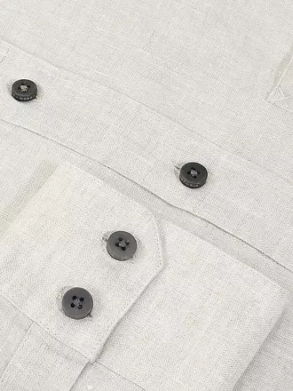 WEBER&WEBER SARTORIA | Leinenhemd Slim Fit | hellblau