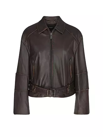 WEEKEND MAX MARA | Lederjacke EGIZIO | braun