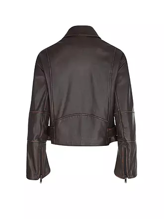 WEEKEND MAX MARA | Lederjacke EGIZIO | braun