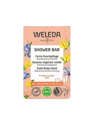 WELEDA | Feste Duschpflege Ginger+Petitgrain 75g | rosa