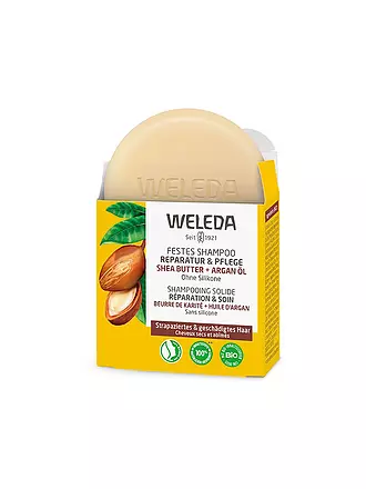 WELEDA | Festes Shampoo Feuchtigkeit und Glanz 50g | keine Farbe