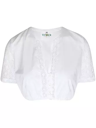 WENGER | Dirndlbluse AMELIE | weiss