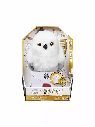 WIZARDING WORLD | Harry Potter - Interaktive Plüsch-Eule Hedwig | creme