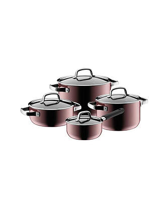 WMF | Fusiontec Mineral Kochgeschirr-Set 4tlg Platinum | beere