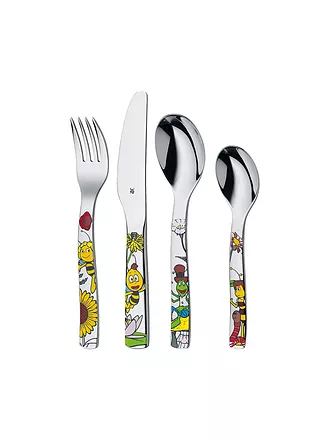 WMF | Kinderbesteck-Set 4-teilig Biene Maja | silber