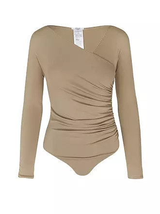 WOLFORD | Body GATHERED CACHE-COEUR black | braun