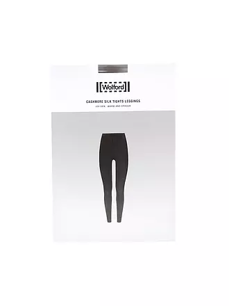 WOLFORD | Kaschmirleggings KASCHMIR-SEIDE (schwarz) | schwarz