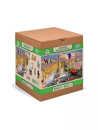 WOODEN CITY | Puzzle - Spring in Paris XL 1010 Teile | keine Farbe