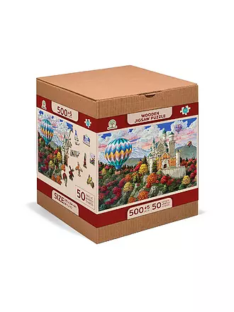 WOODEN CITY | Puzzle - The Neuschwanstein Castle – 505 Teile | keine Farbe