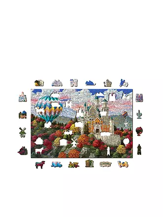 WOODEN CITY | Puzzle - The Neuschwanstein Castle – 505 Teile | keine Farbe