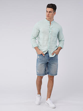 WOOLRICH | Leinenhemd | blau