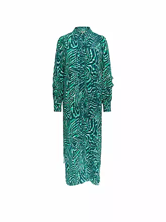 YAS | Hemdblusenkleid | grün