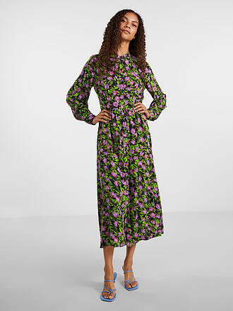 YAS | Hemdblusenkleid | schwarz