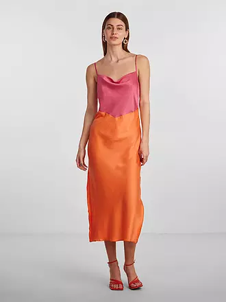 YAS | Midikleid YASDOTTEABLOCK | rosa