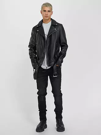 YPS | Lederjacke JOE HAVEY | schwarz