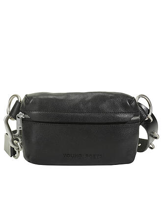 YPS | Ledertasche - Gürteltasche BRYNN | schwarz