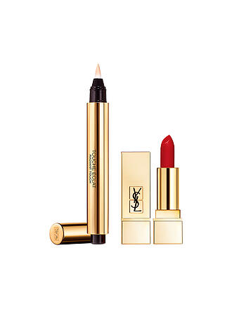YVES SAINT LAURENT | Geschenkset - Touche Eclat 02 + Mini Rouge Pur Couture 01 Set | keine Farbe