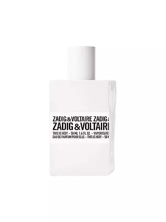 ZADIG & VOLTAIRE | This is Her! Eau de Parfum Vaporisateur 50ml | keine Farbe