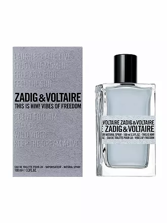 ZADIG & VOLTAIRE | This is Vibes of Freedom pour lui Eau de Parfum 100ml | keine Farbe